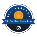 Clio Certified Consultant Badge.